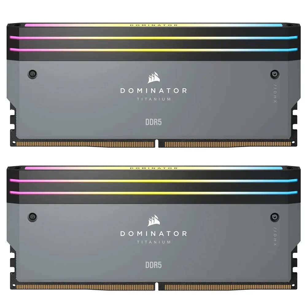 رم کورسیر 48 گیگابایت (2×24) دو کانال DDR5 7000 مدل Dominator Titanium RGB CL36 — تصویر ۹