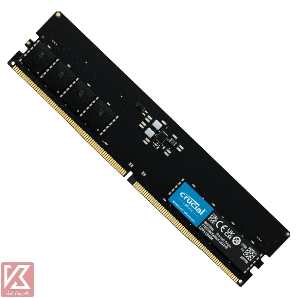 رم کروشیال 8 گیگابایت DDR5 CL46 باس 5600 مدل CRUCIAL U-DIMM CT8 — تصویر ۲