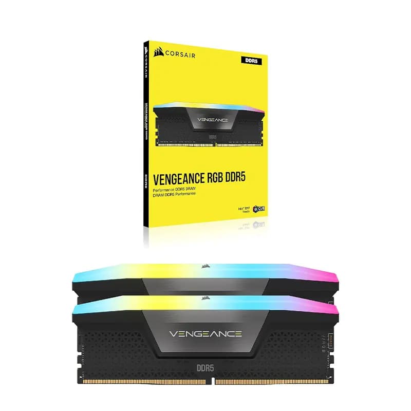رم کورسیر 96 گیگابایت (2×48) دو کانال DDR5 7200 مدل Vengeance RGB CL40 — تصویر ۱۱