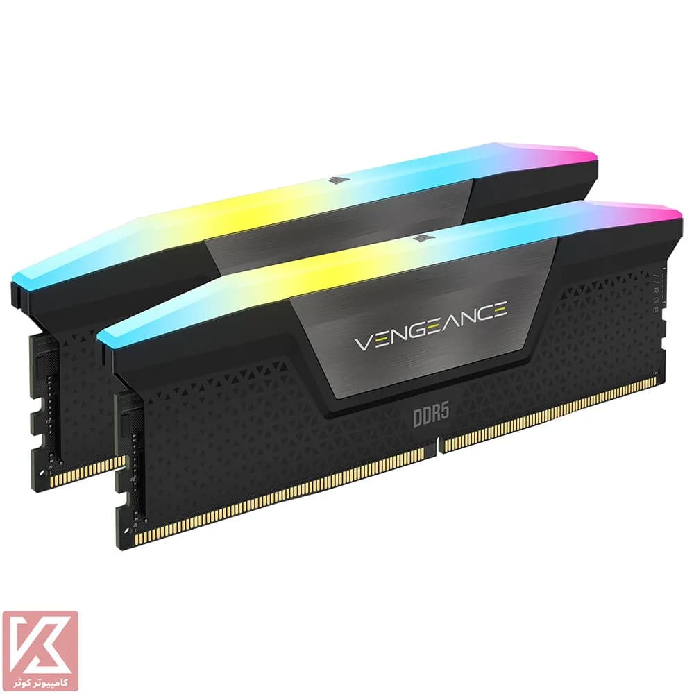 رم کورسیر 96 گیگابایت (2×48) دو کانال DDR5 7200 مدل Vengeance RGB CL40 — تصویر ۷