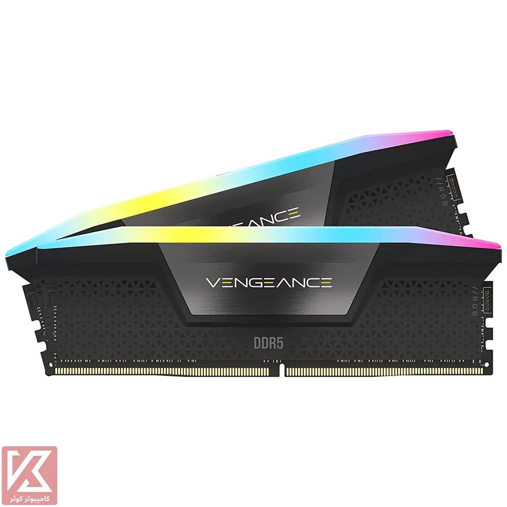 رم کورسیر 96 گیگابایت (2×48) دو کانال DDR5 7200 مدل Vengeance RGB CL40 — تصویر ۲