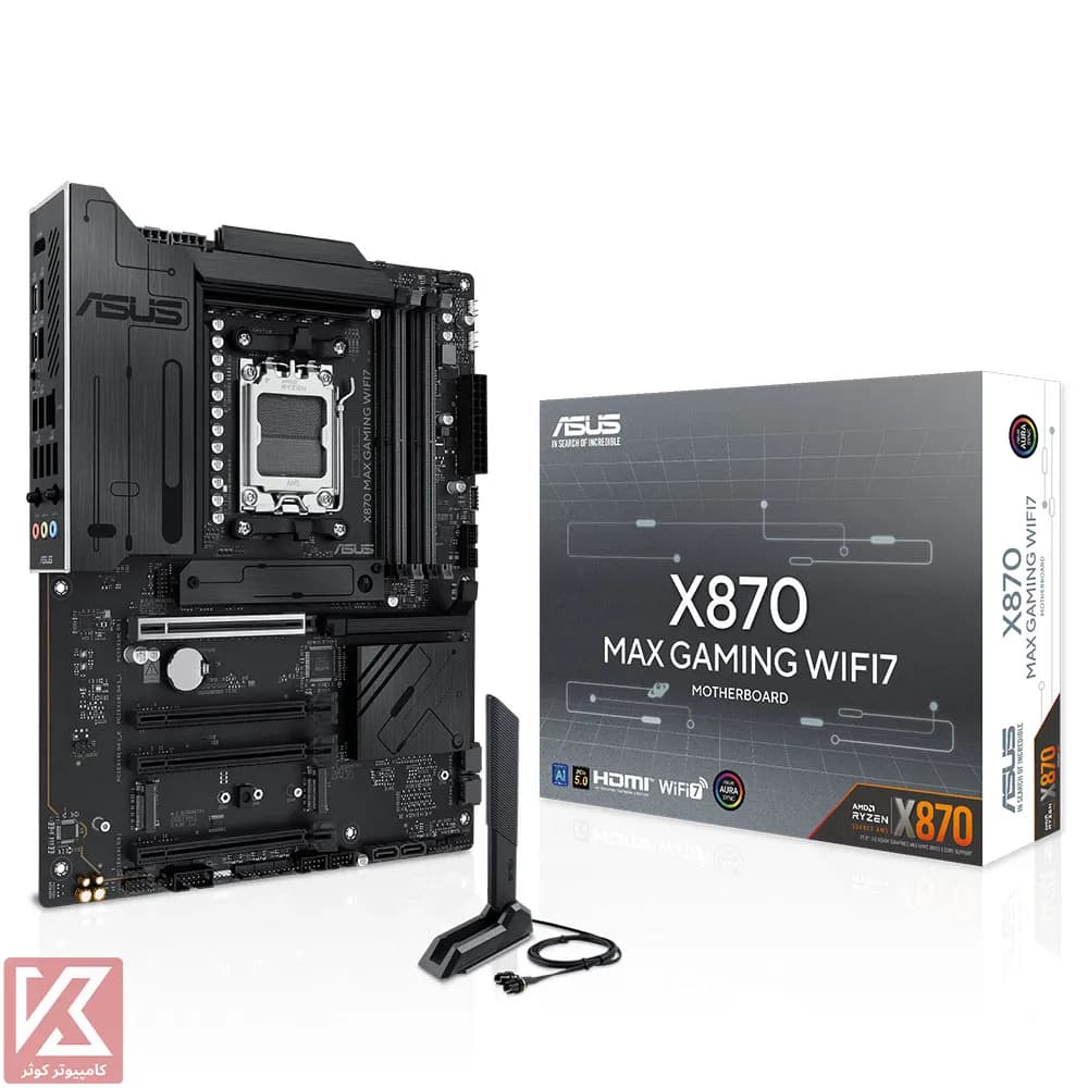 مادربرد ایسوس وایرلس X870 MAX GAMING WIFI7 DDR5 — تصویر ۲