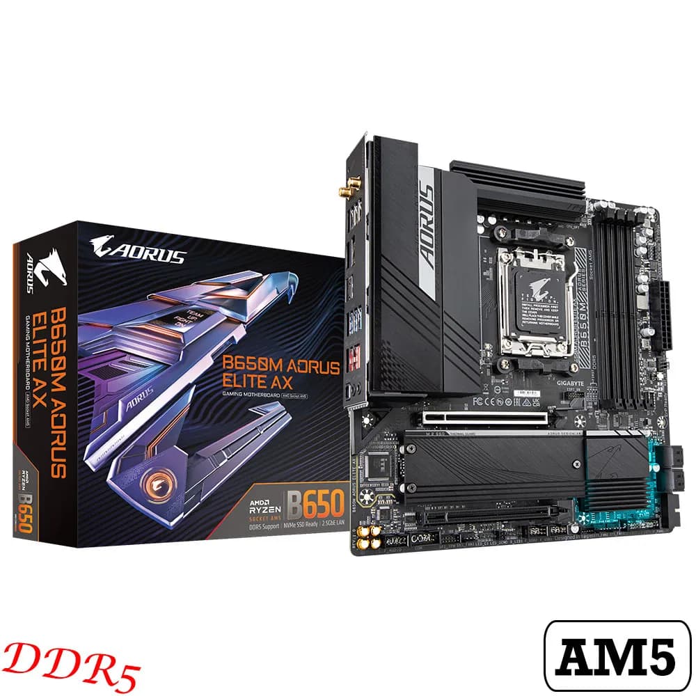 مادربرد گیگابایت B650M AORUS ELITE AX — تصویر ۷