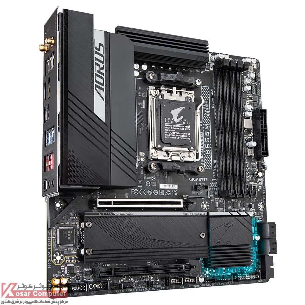 مادربرد گیگابایت B650M AORUS ELITE AX — تصویر ۳