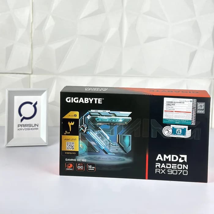 کارت گرافیک گیگابایت RX 9070 GAMING OC 16G — تصویر ۹
