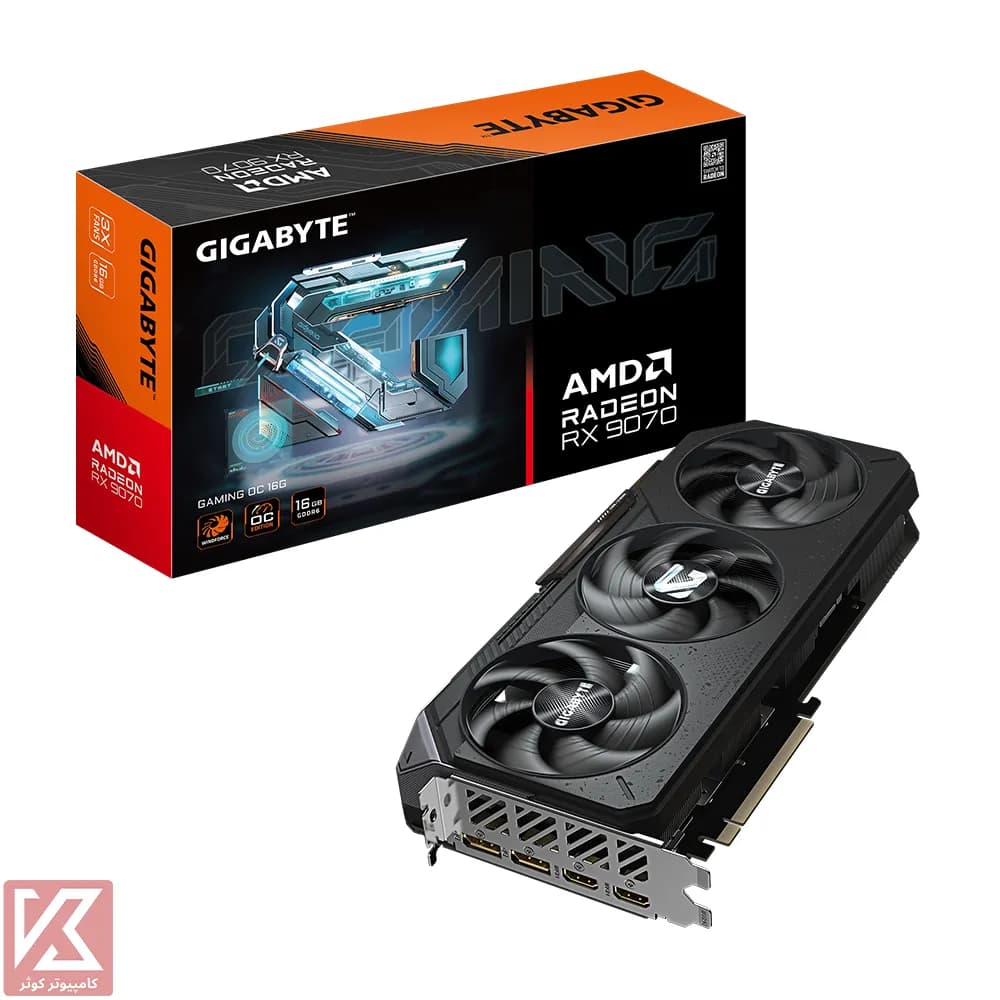 کارت گرافیک گیگابایت RX 9070 GAMING OC 16G — تصویر ۲