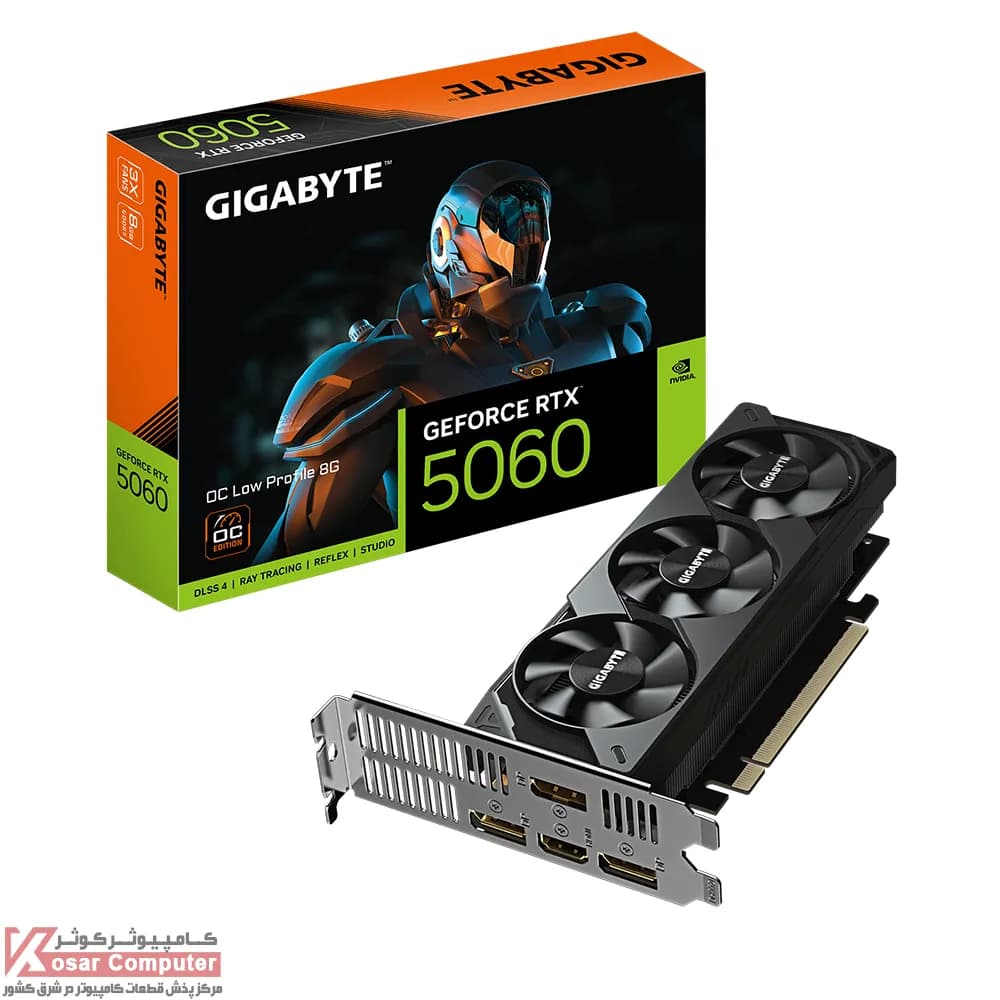 کارت گرافیک گیگابایت RTX 5060 OC Low Profile 8G — تصویر ۷