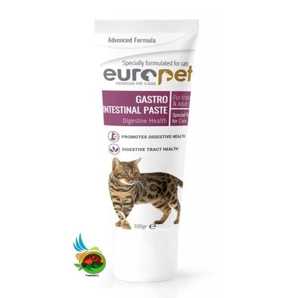 خمیر گاسترو اینتستینال گربه یوروپت Europet gastro intestinal paste وزن 100 گرم — تصویر ۲