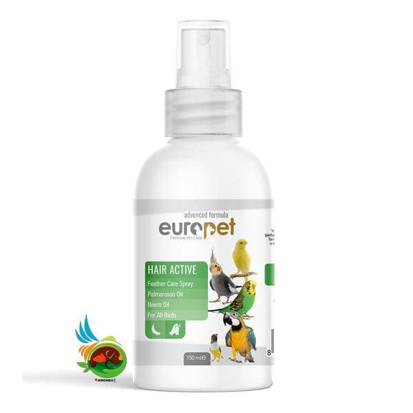 اسپری مراقبت از پر پرندگان یوروپت Europet hair active حجم 150 میلی لیتر — تصویر ۲