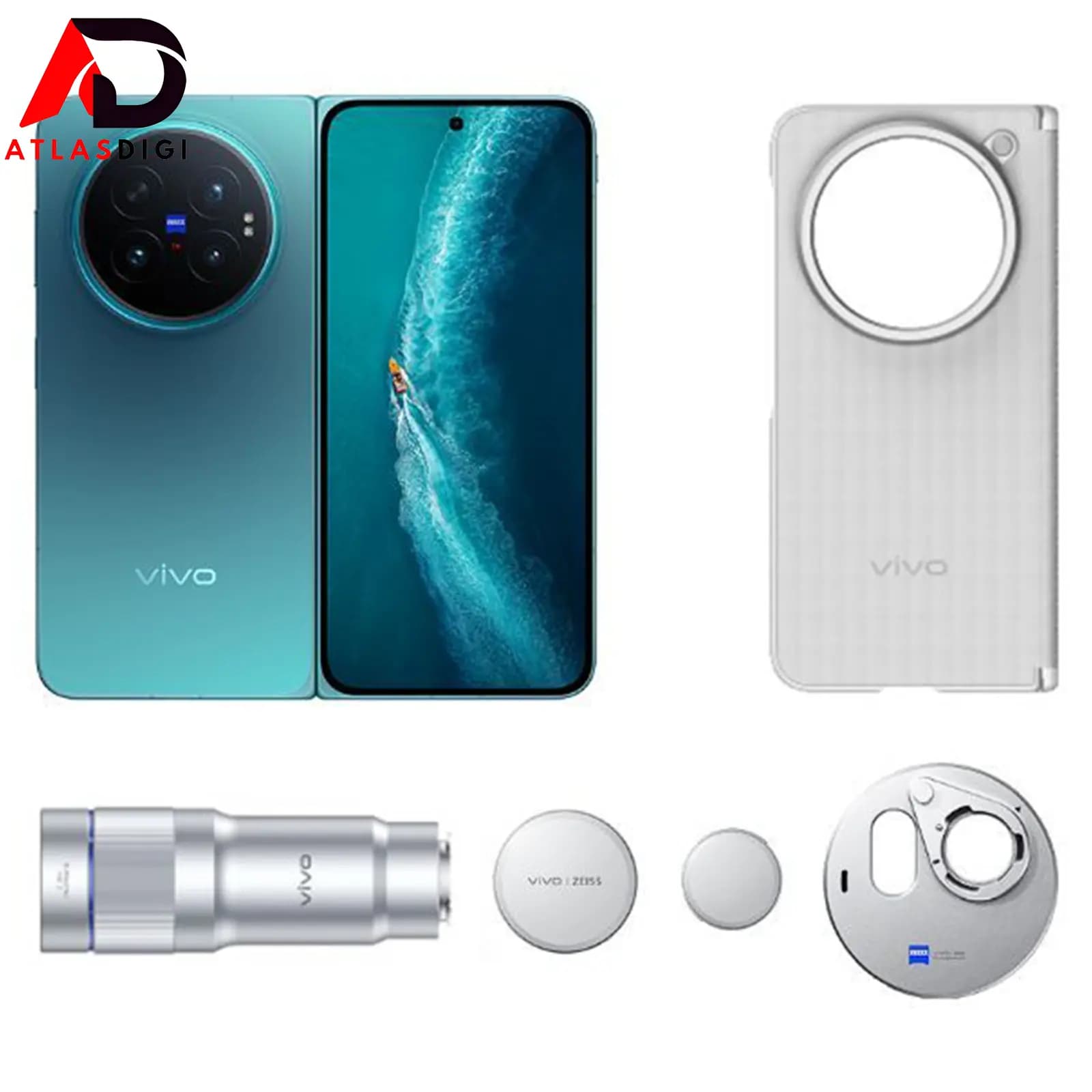گوشی موبایل ویوو مدل Vivo X Fold6 2026 | ظرفیت 1TB | رم 16GB | به همراه کیت کامل عکاسی ZEISS