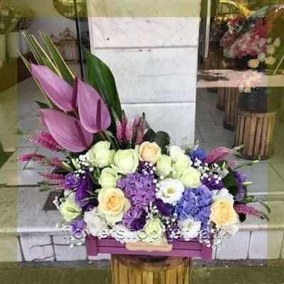 دسته گل قشنگ مناسب شرکت‌ها، مطب‌ها و فضاهای اداری — تصویر ۲