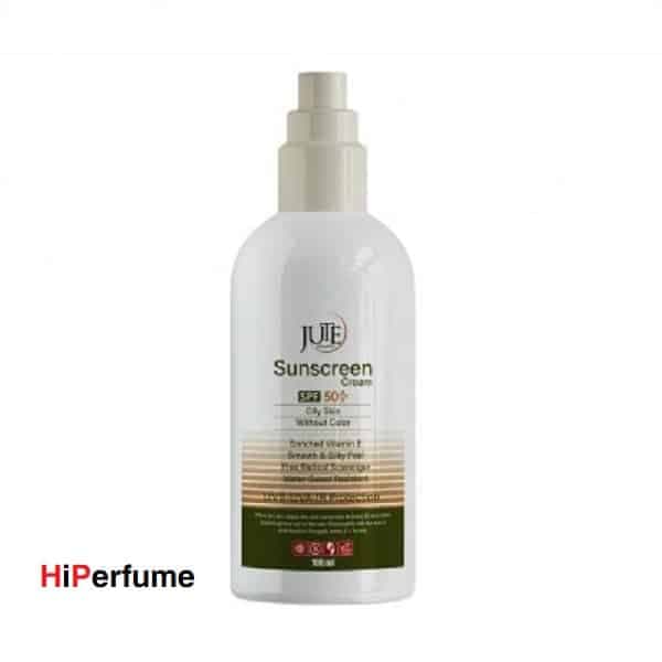 کرم ضدآفتاب پمپی SPF50 مناسب پوست چرب (بی رنگ) ژوت — تصویر ۲