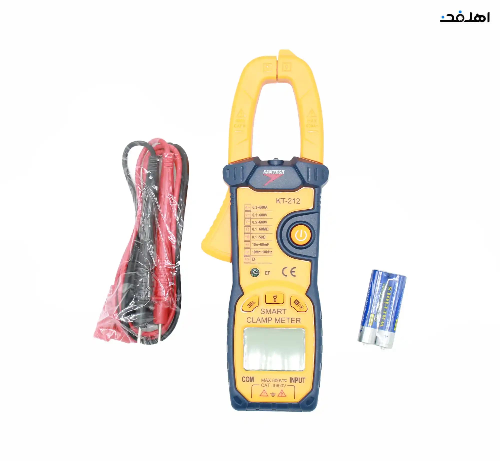 کلمپ مولتی متر دیجیتال KAMTECH کامتک مدل KT-212 — تصویر ۳