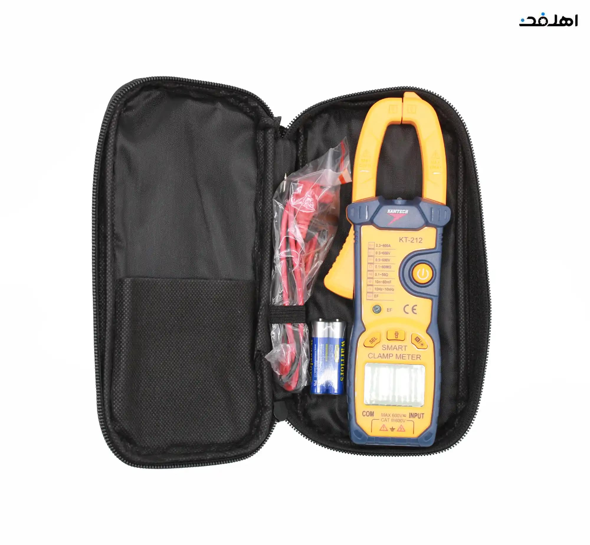 کلمپ مولتی متر دیجیتال KAMTECH کامتک مدل KT-212 — تصویر ۲