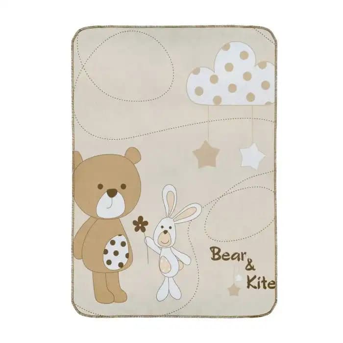 پتو نخی رزبرن bear & kite — تصویر ۲