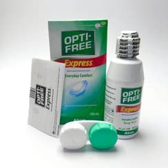 محلول لنز پاک‌کننده، ضدعفونی‌کننده و مرطوب‌کننده اپتی فری / Opti-Free مناسب برای شستشو، ضدعفونی و نگهداری انواع لنز تماسی نرم حجم 300 میلی‌لیتر — تصویر ۲