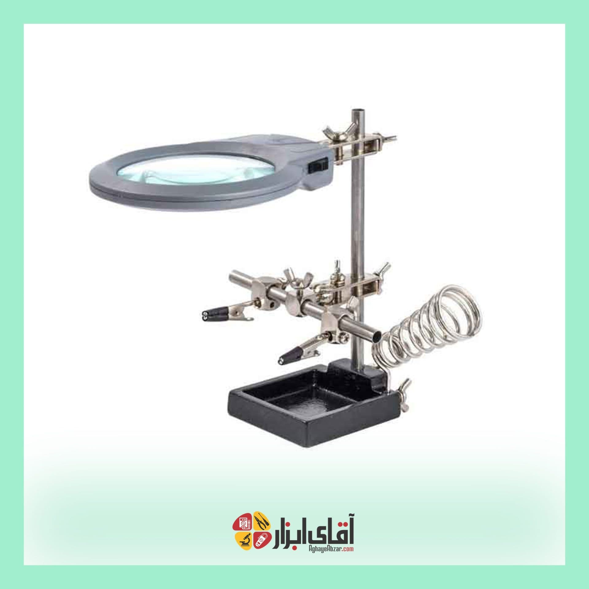 گیره برد ذره بین دار ZD 10M