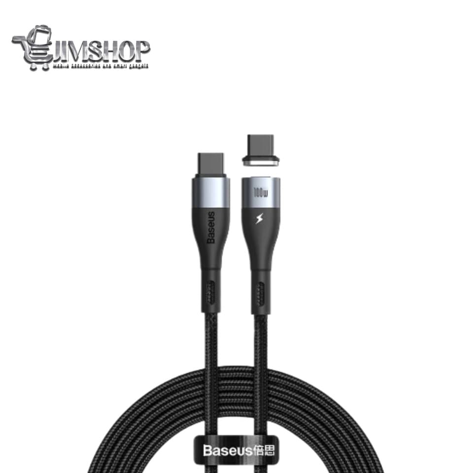 کابل تبدیل مگنتی فست شارژ Baseus CATXC-Q Type-C to Type-C 3A 1.5m