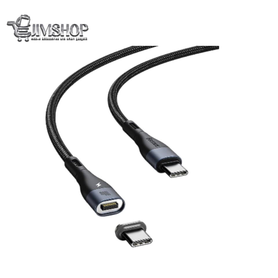 کابل تبدیل مگنتی فست شارژ Baseus CATXC-Q Type-C to Type-C 3A 1.5m — تصویر ۵