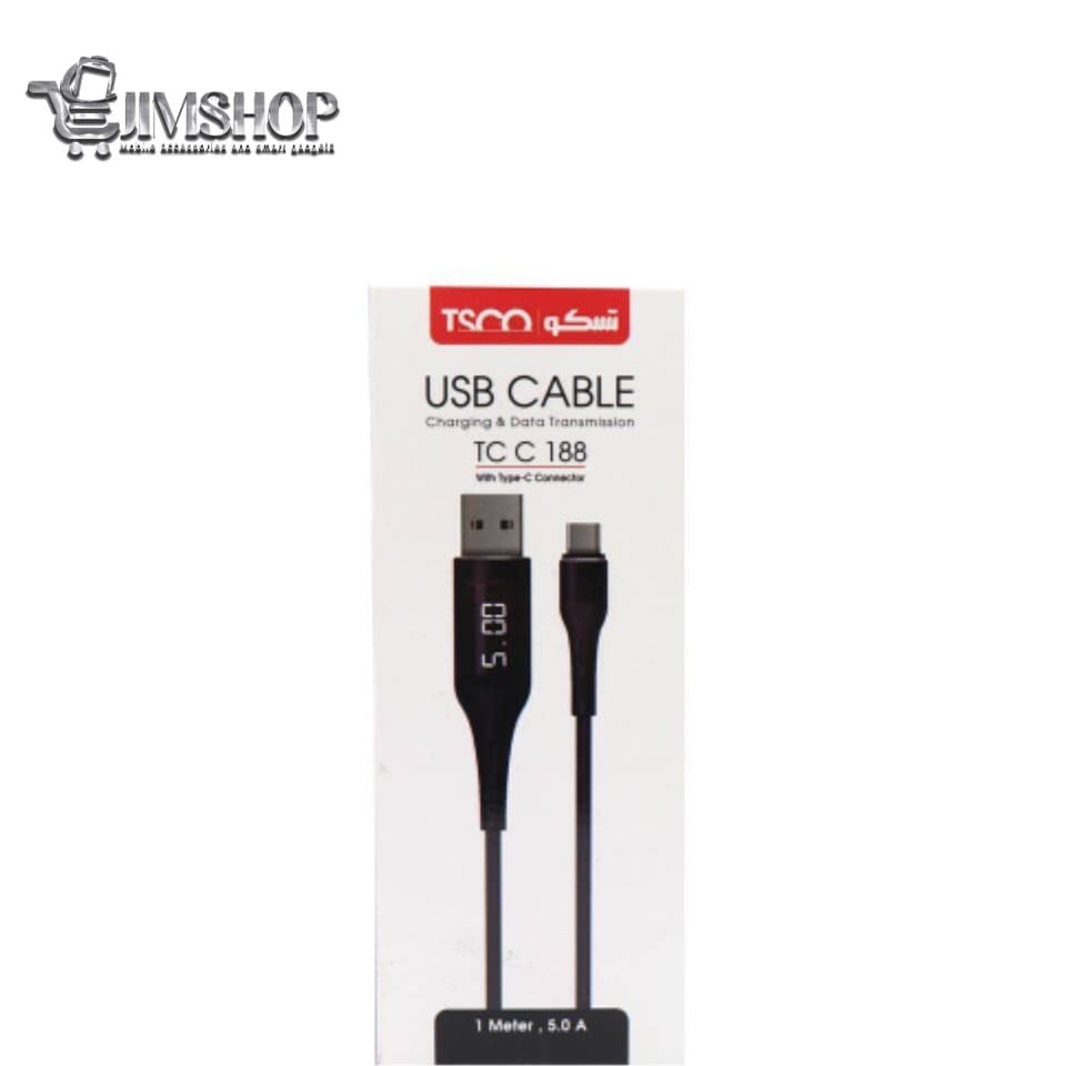 کابل تایپ سی تسکو TSCO TC C188 5A 1m — تصویر ۸