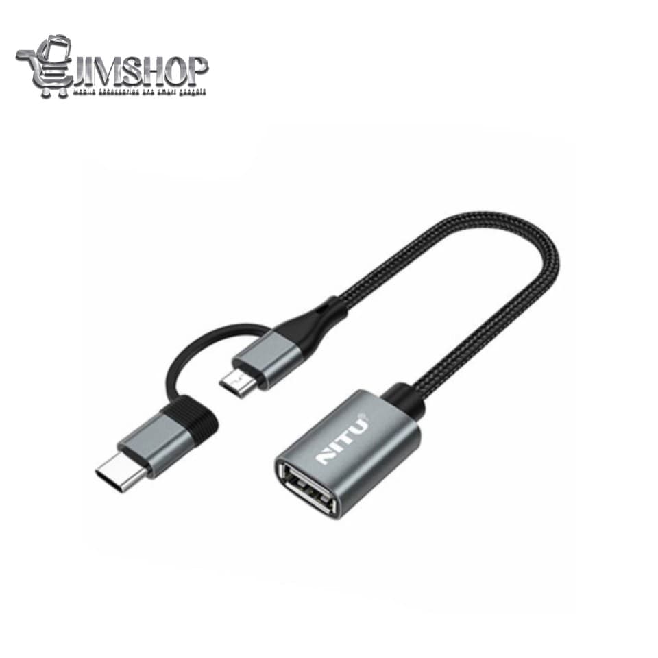 کابل تبدیل Nitu NT-CN21 OTG USB To MicroUSB/Type-C — تصویر ۵