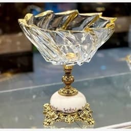 سرویس کریستال الی نور لب طلا (24نفره) پسکرایه — تصویر ۳