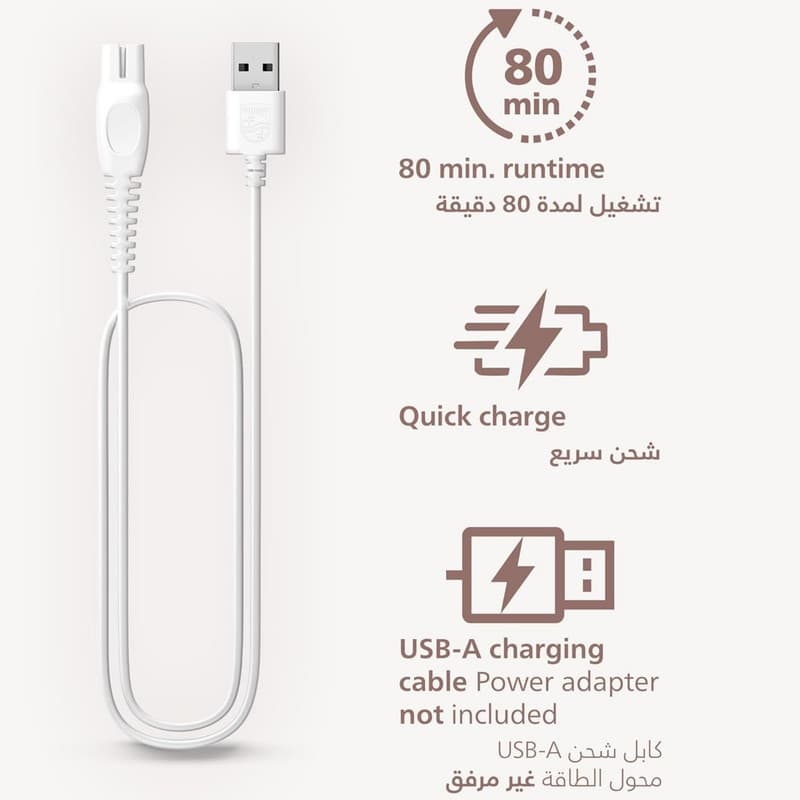 ماشین اصلاح موی بدن بانوان فیلیپس مدل BRL138 — تصویر ۸
