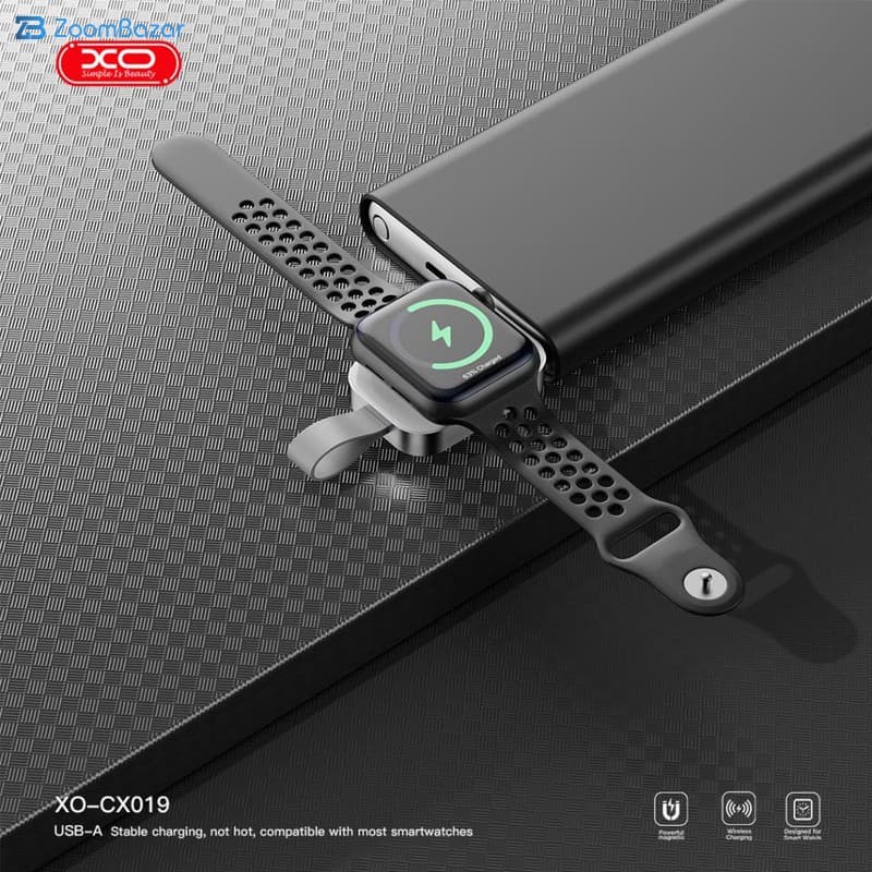کابل شارژ ایکس او مدل cx019 مناسب برای ساعت هوشمند اپل واچ سری 1 الی 7 — تصویر ۴