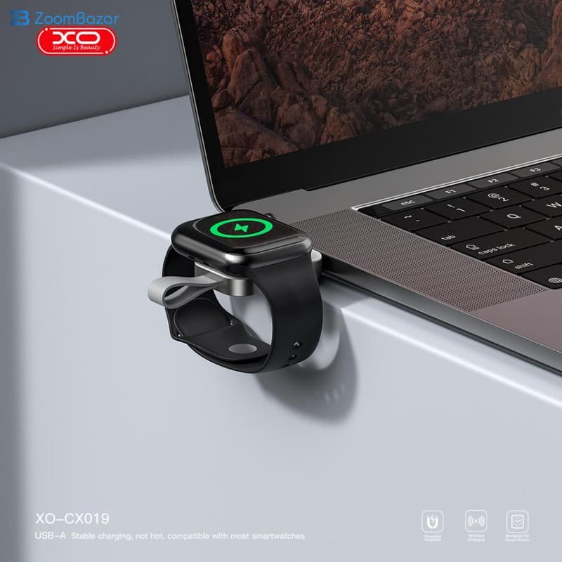 کابل شارژ ایکس او مدل cx019 مناسب برای ساعت هوشمند اپل واچ سری 1 الی 7 — تصویر ۳