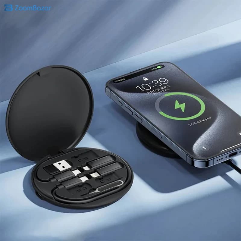 کیت لوازم شارژ وایرلس سفری 15 وات ایکس او مدل CX031 — تصویر ۲