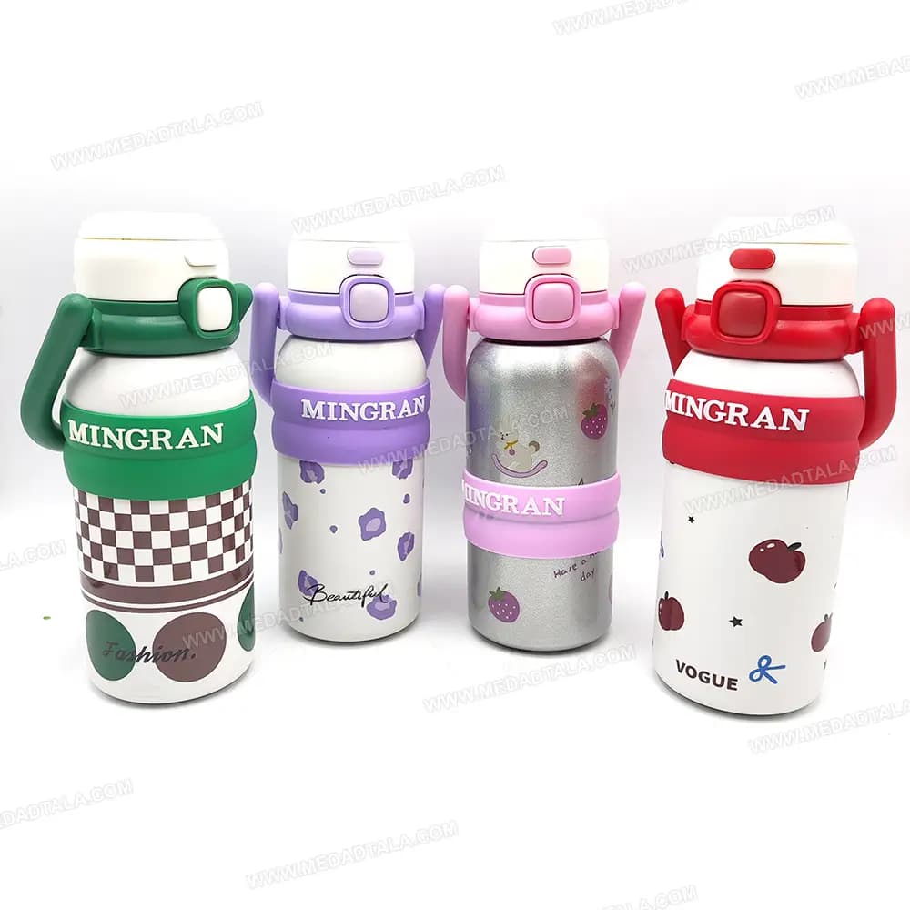 فلاسک (تراول ماگ) استیل 500 میل دو درب MINGRAN MR-8062