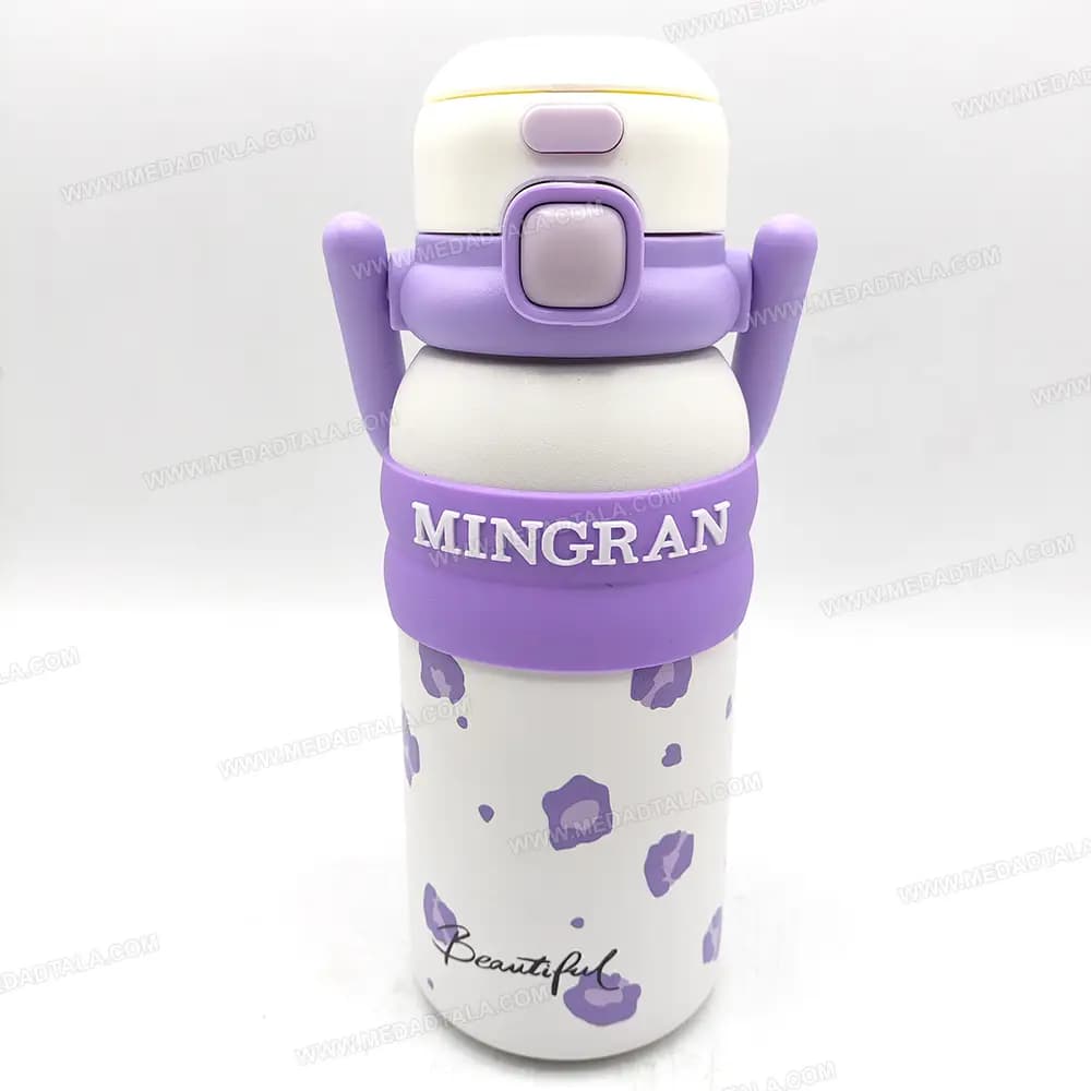 فلاسک (تراول ماگ) استیل 500 میل دو درب MINGRAN MR-8062 — تصویر ۶