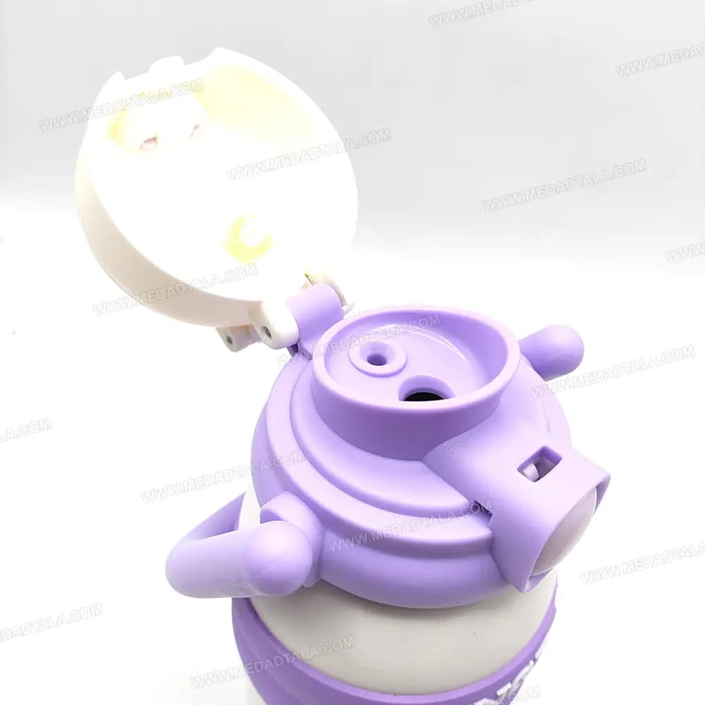 فلاسک (تراول ماگ) استیل 500 میل دو درب MINGRAN MR-8062 — تصویر ۳