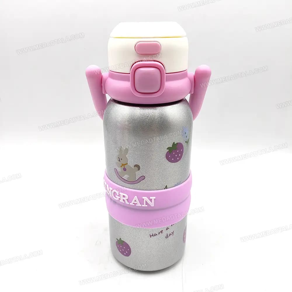 فلاسک (تراول ماگ) استیل 500 میل دو درب MINGRAN MR-8062 — تصویر ۷
