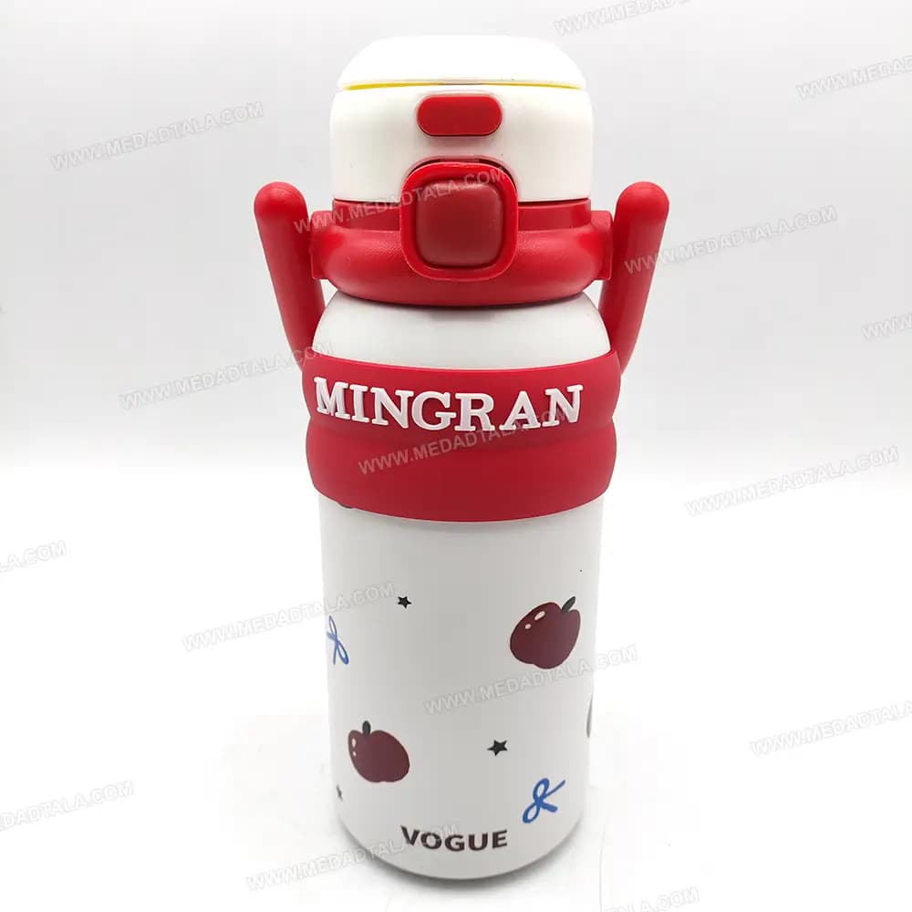فلاسک (تراول ماگ) استیل 500 میل دو درب MINGRAN MR-8062 — تصویر ۵