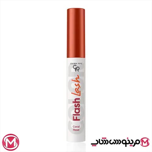 ریمل رنگی گلدن رز مدل FLASH LASH شماره 06 CORAL ROSE رنگ رز مرجانی — تصویر ۱۲