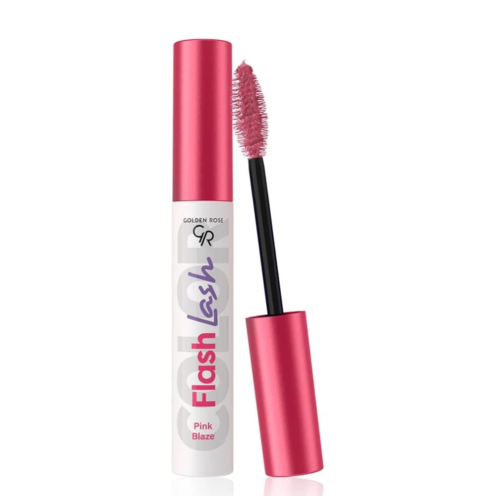 ریمل رنگی گلدن رز مدل FLASH LASH شماره 05 PINK BLAZE رنگ صورتی — تصویر ۷