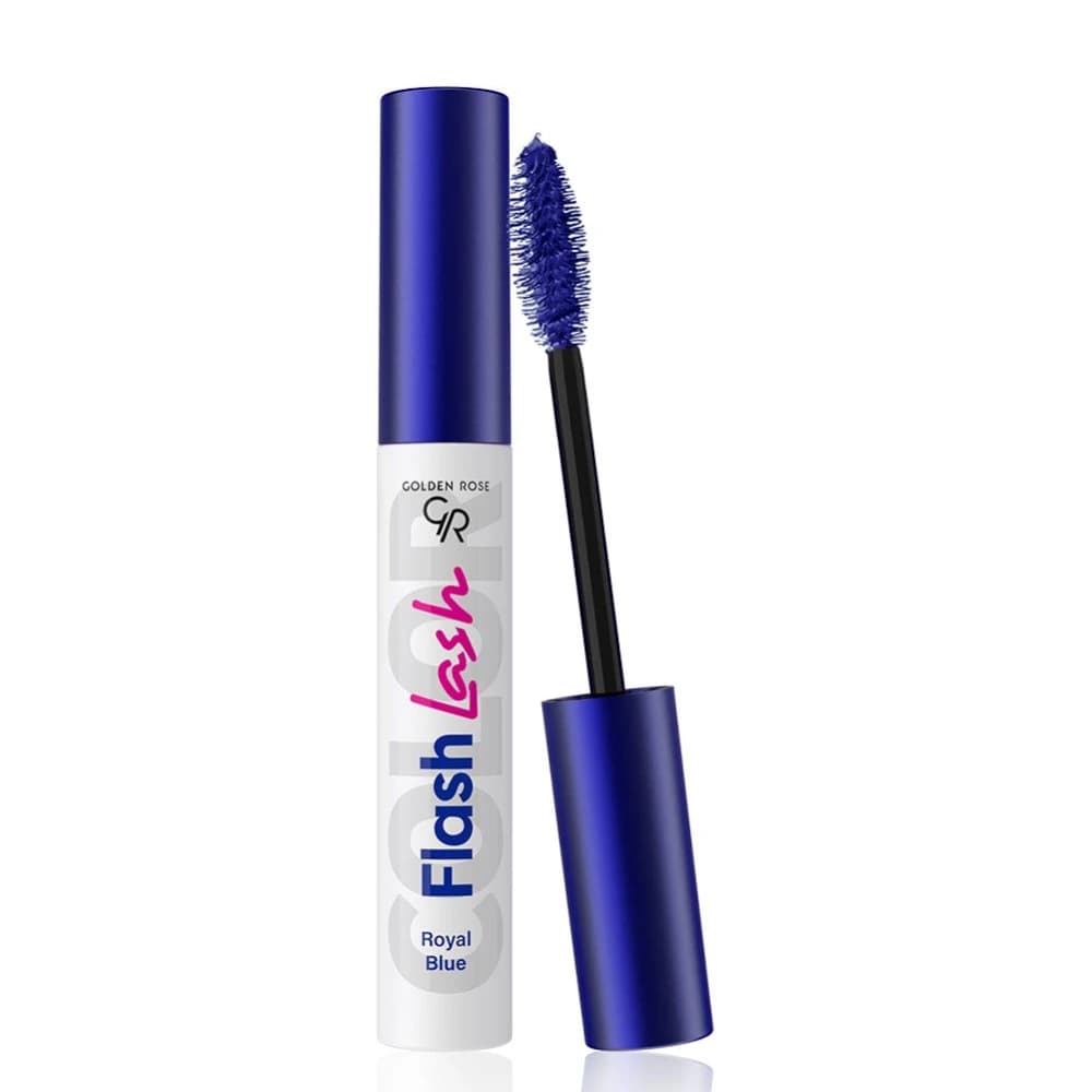 ریمل رنگی گلدن رز مدل FLASH LASH شماره 04 ROYAL BLUE رنگ آبی سلطنتی — تصویر ۹