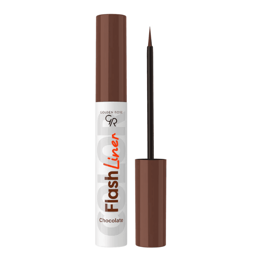 خط چشم رنگی گلدن رز مدل FLASH LINER شماره 111 CHOCOLATE رنگ شکلاتی — تصویر ۱۲