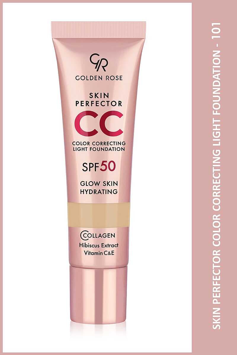 سی سی کرم گلدن رز مدل SKIN PERFECTOR CC شماره 102 NEUTRAL رنگ نچرال حجم 30 میلی‌لیتر — تصویر ۱۲
