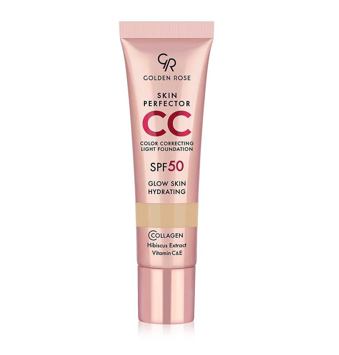 سی سی کرم گلدن رز مدل SKIN PERFECTOR CC شماره 102 NEUTRAL رنگ نچرال حجم 30 میلی‌لیتر — تصویر ۹