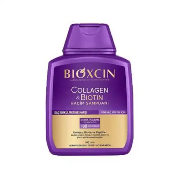 پک 3 عددی شامپو حجم‌دهنده بیوکسین مدل COLLAGEN & BIOTIN حجم 3×300 میلی‌لیتر — تصویر ۹
