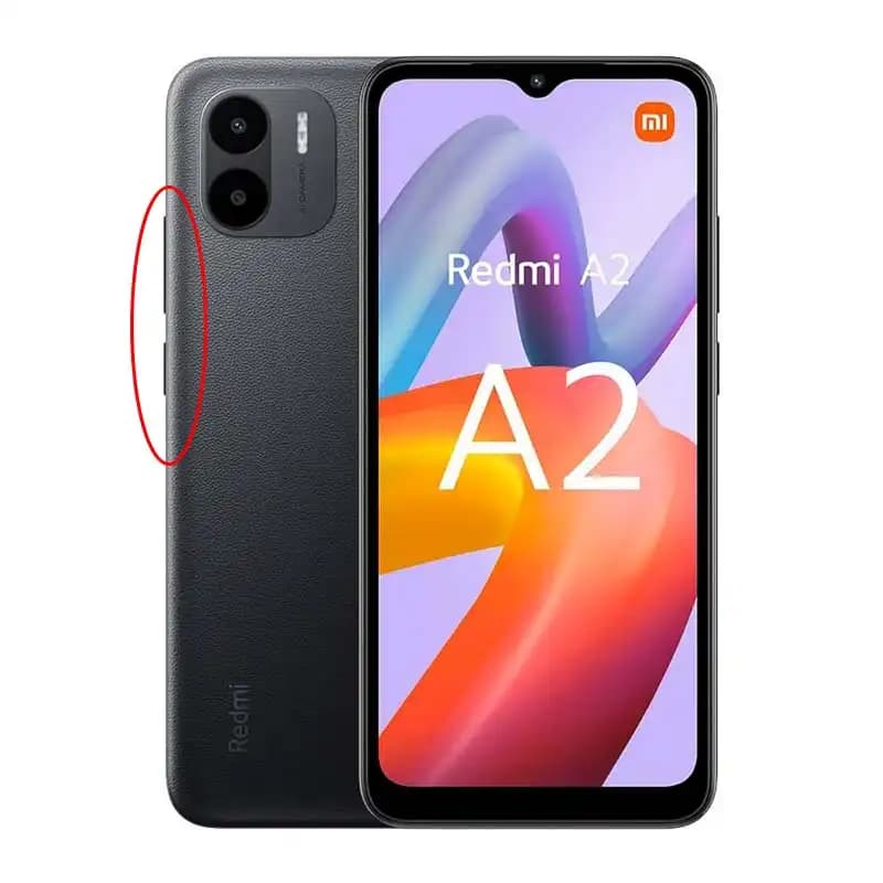 دکمه پاور و ولوم شیائومی ردمی Xiaomi Redmi A2 / A2 Plus — تصویر ۲