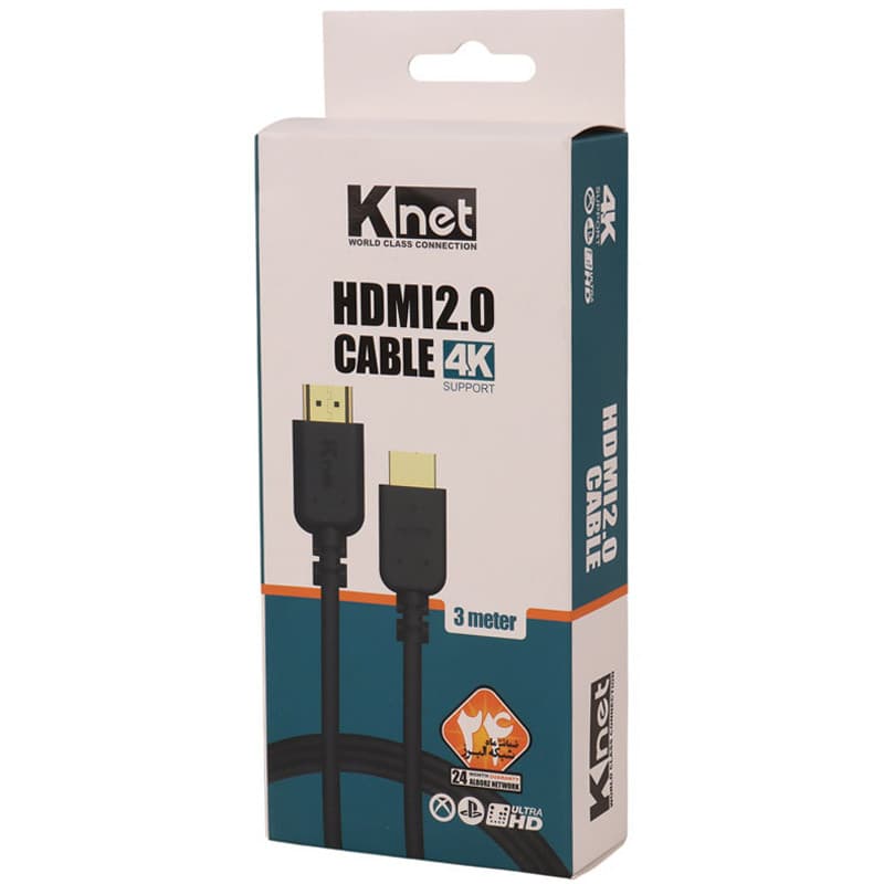 کابل HDMI 2.0 کینت 3 متری (K-NET) — تصویر ۵