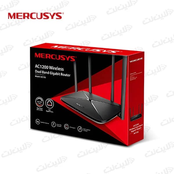 روتر AC12G بی سیم و دوباند مرکوسیس Mercusys — تصویر ۳