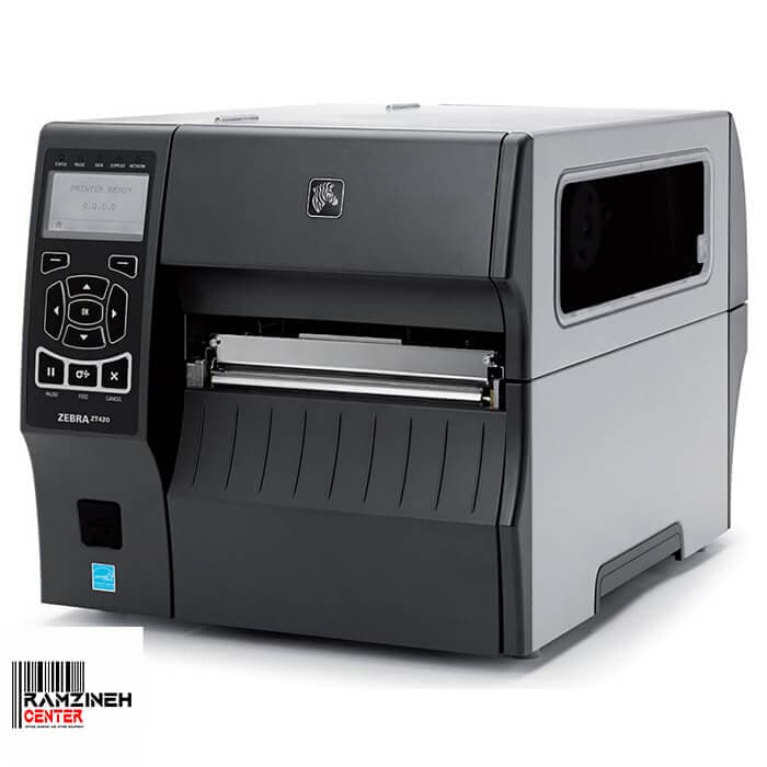 لیبل پرینتر صنعتی Zebra ZT420 300dpi — تصویر ۱۱