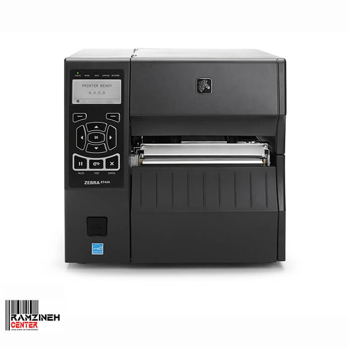 لیبل پرینتر صنعتی Zebra ZT420 300dpi — تصویر ۴