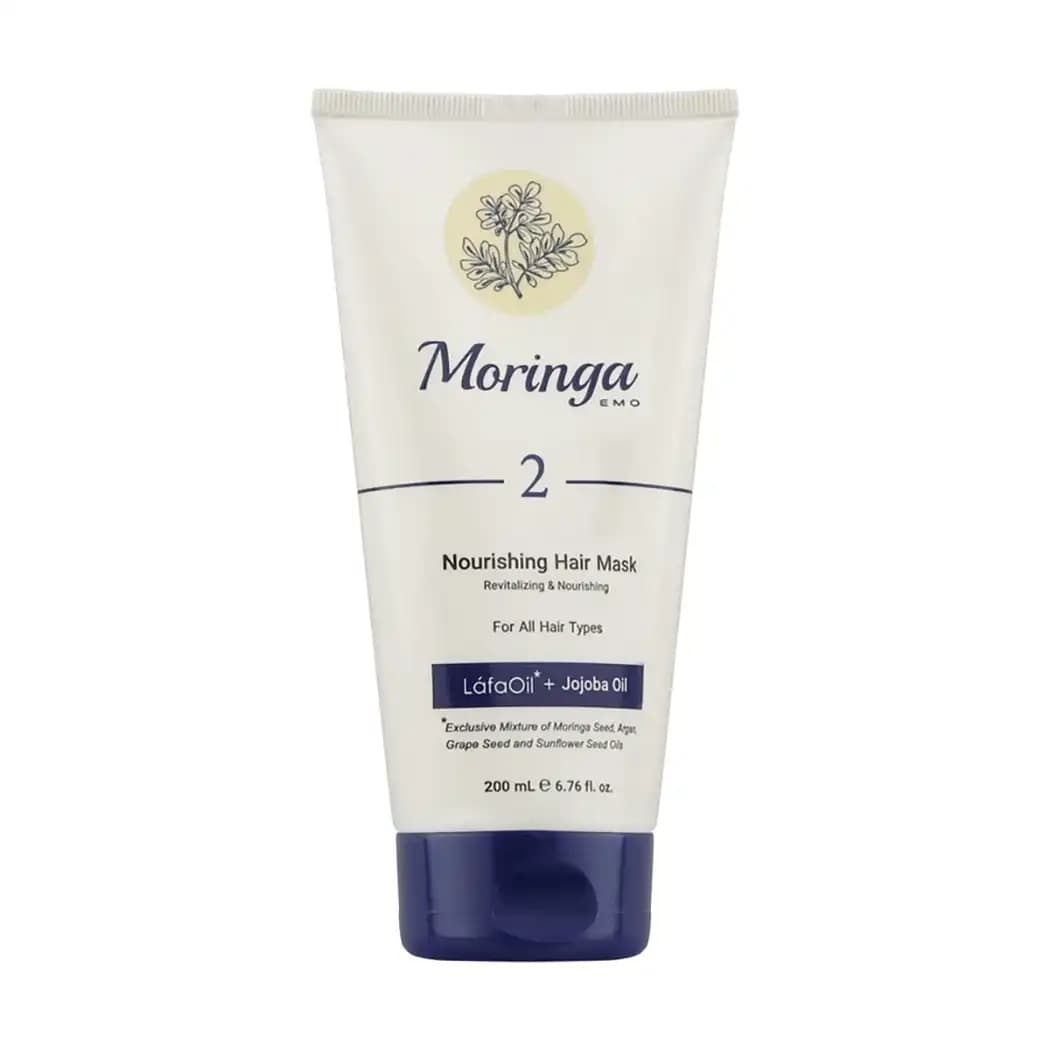 ماسک مو مغذی مورینگا مدل Nourishing Hair شماره 2 مناسب برای انواع مو حجم 200 میلی لیتر