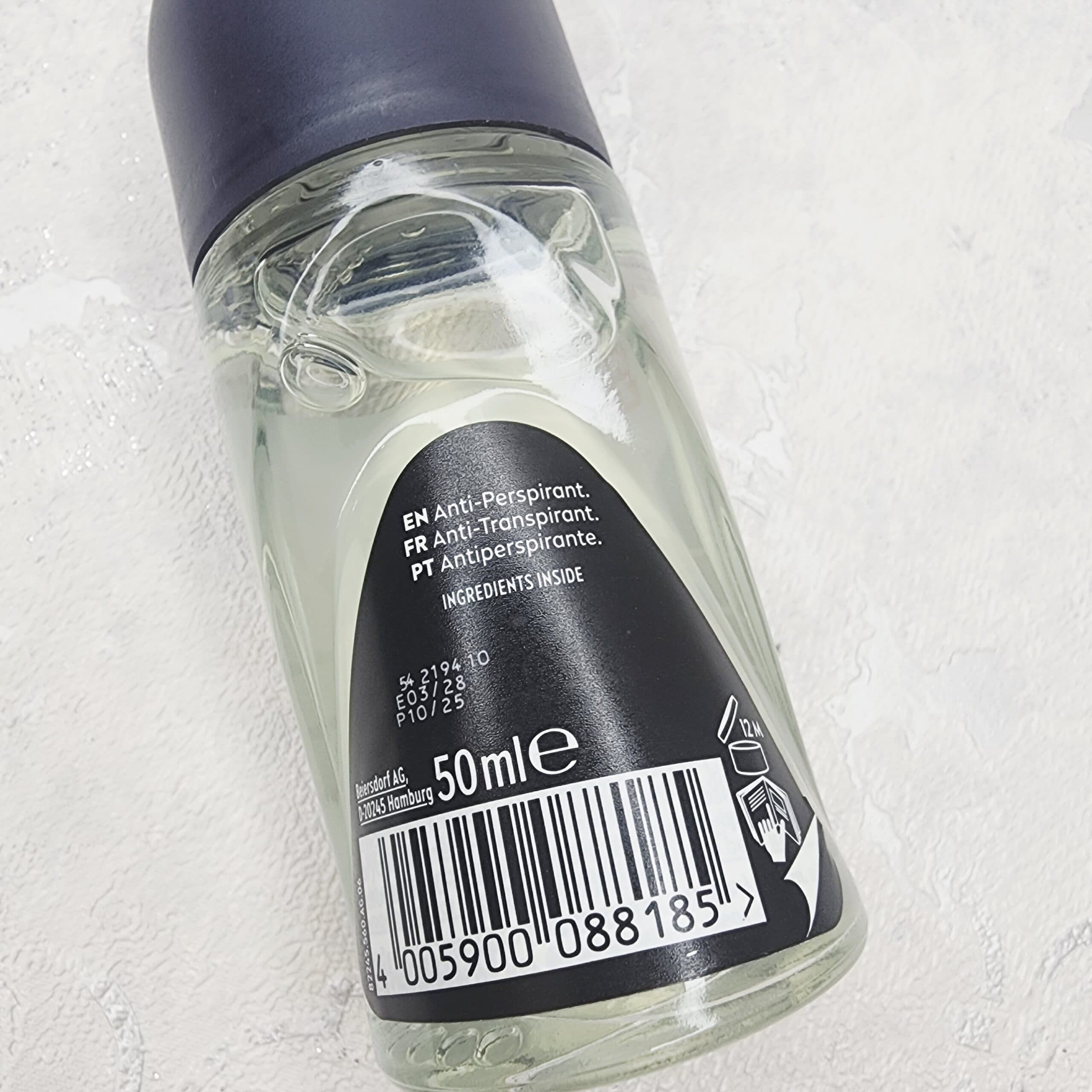مام رولی مردانه نیوآ NIVEA دو لیبل اصل آلمان مدل BLACK & WHITE ORIGINAL حجم 50 میلی لیتر — تصویر ۳
