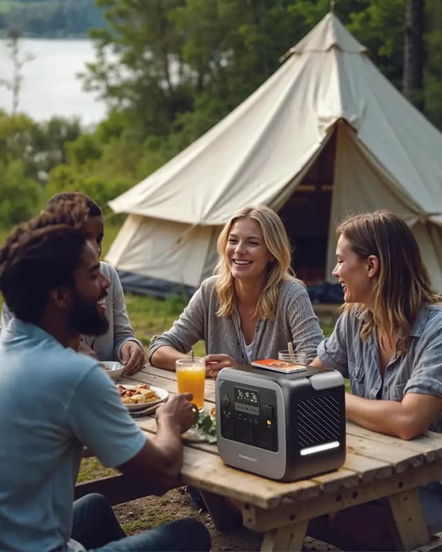 پاور استیشن 2000 وات پاورولوژی Powerology Pater IV 2000W Portable Power Station PWGC2000GY — تصویر ۶